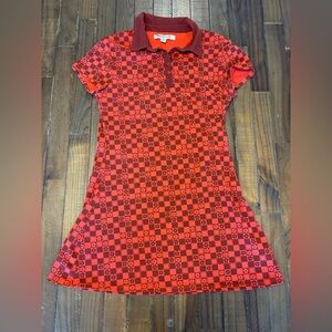 Urban outfitters Red Checkered Polo Dress size M